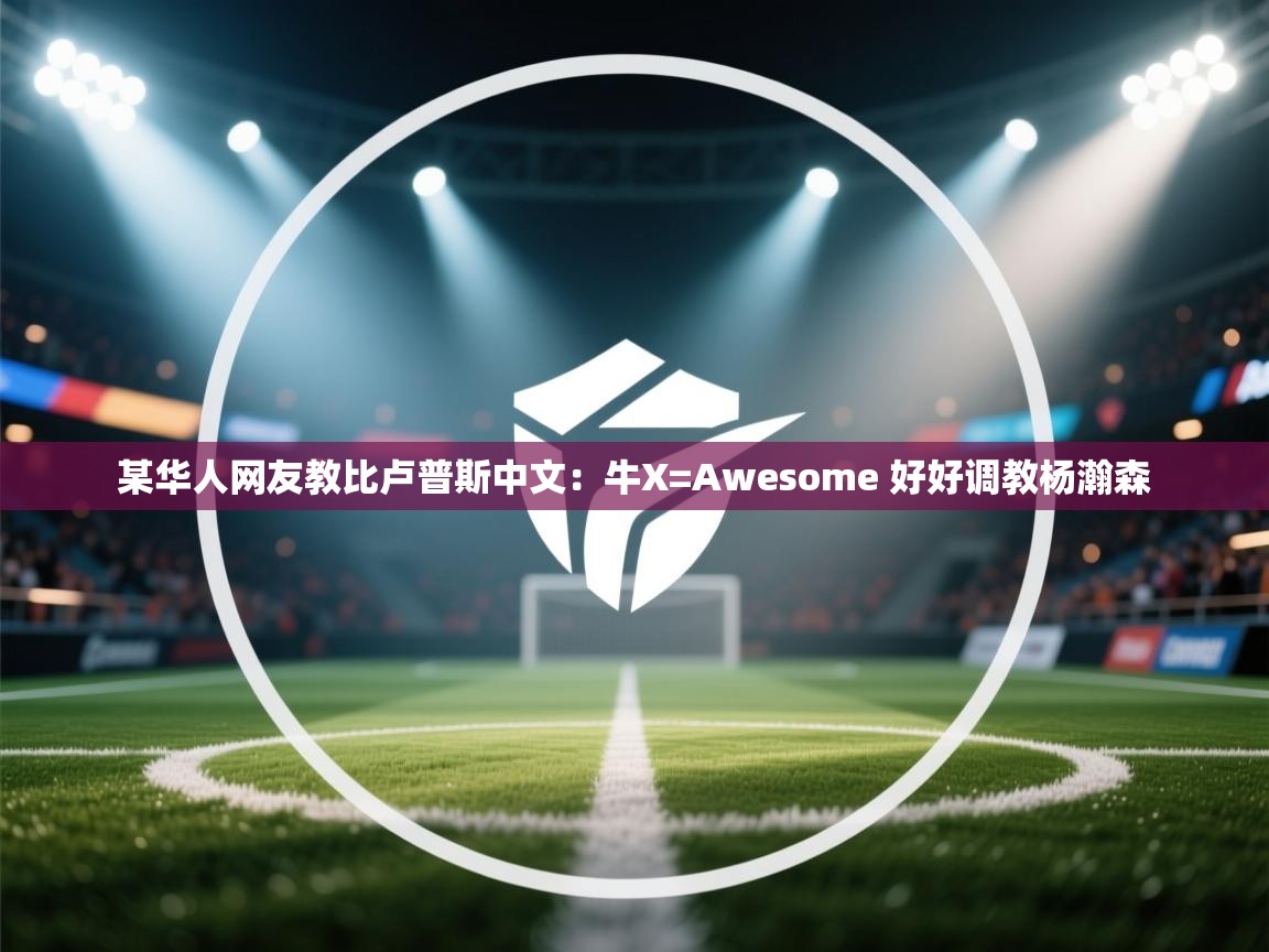 某华人网友教比卢普斯中文:牛X=Awesome 好好调教杨瀚森 第2张